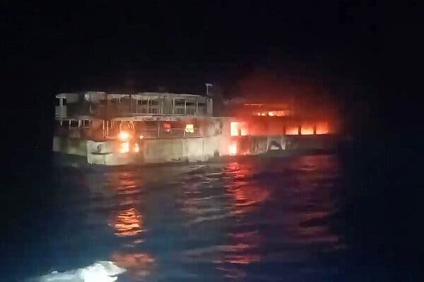 Philippines Ferry Fire